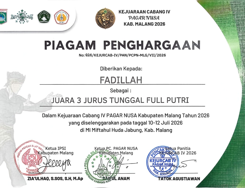 Piagam pagar nusa 2026